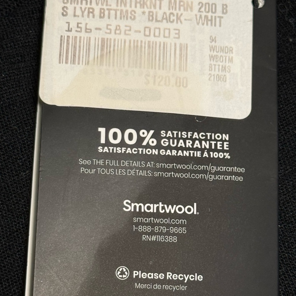 Smartwool base layer Intraknit 200 Medium NWT NWT - image 3